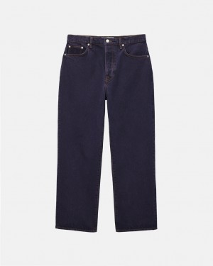 Stussy Classic Jean Denim - Unisex Denim Fekete | UHUND56547