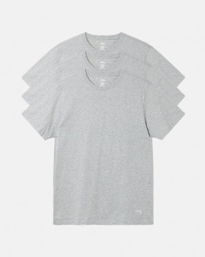 Stussy Stussy Undershirt - Unisex Sweaters Knits Szürke | PHUER55782