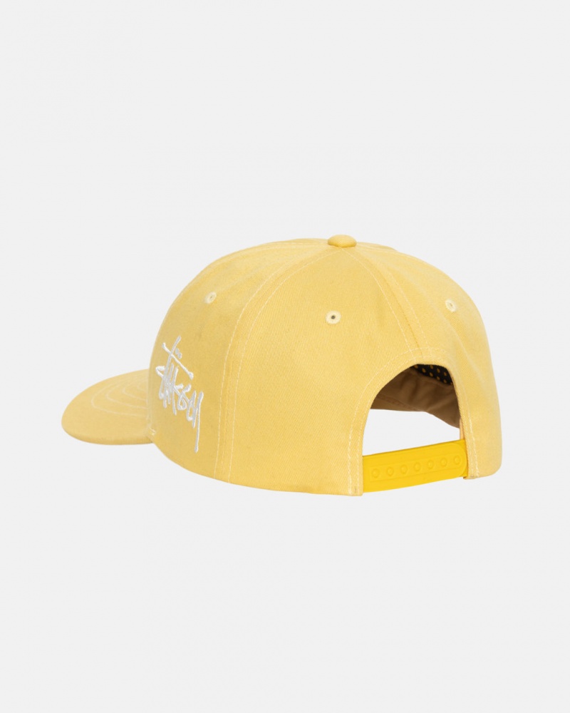 Stussy Chenille S Low Pro Cap - Unisex Mustár | XHUGW93414