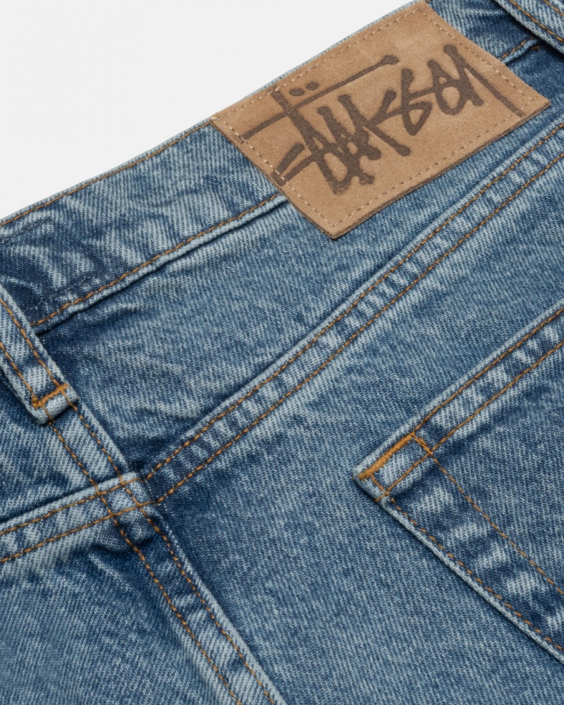 Stussy Classic Jean Denim - Unisex Denim Kék | AHUDF45526