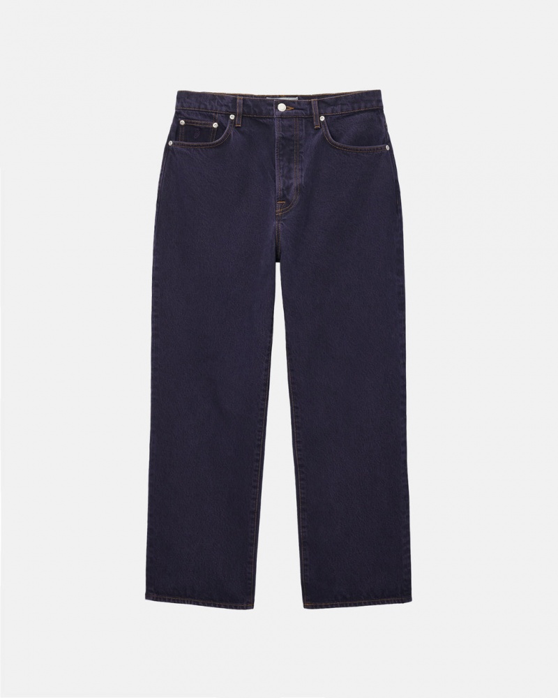 Stussy Classic Jean Denim - Unisex Denim Fekete | UHUND56547