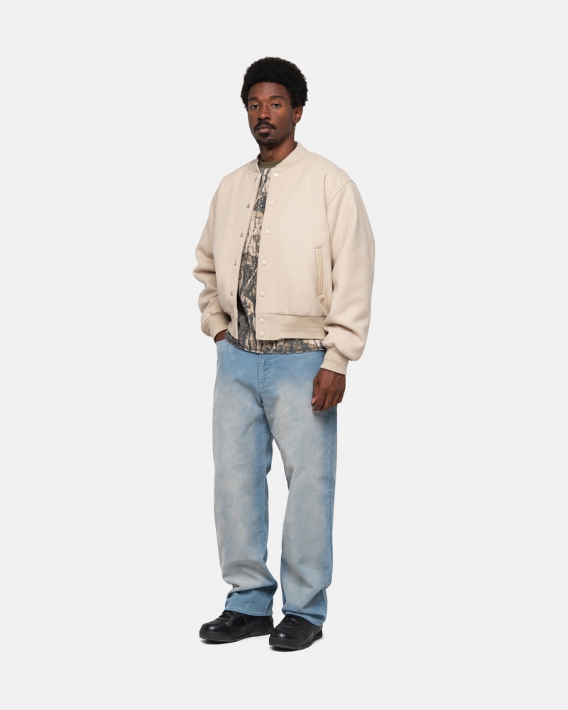 Stussy Classic Jean Faded Corduroy - Unisex Denim Kék | BHUSO28864