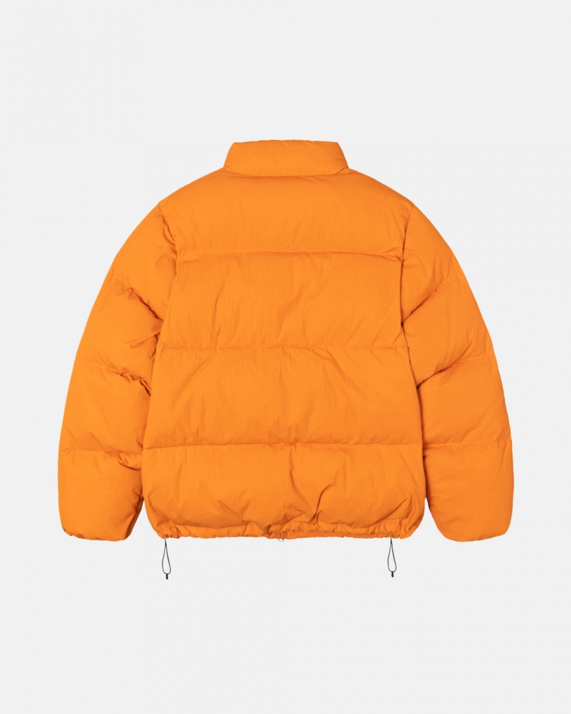 Stussy Down Puffer Nejlon - Unisex Jackets Narancssárga | ZHUMJ14035
