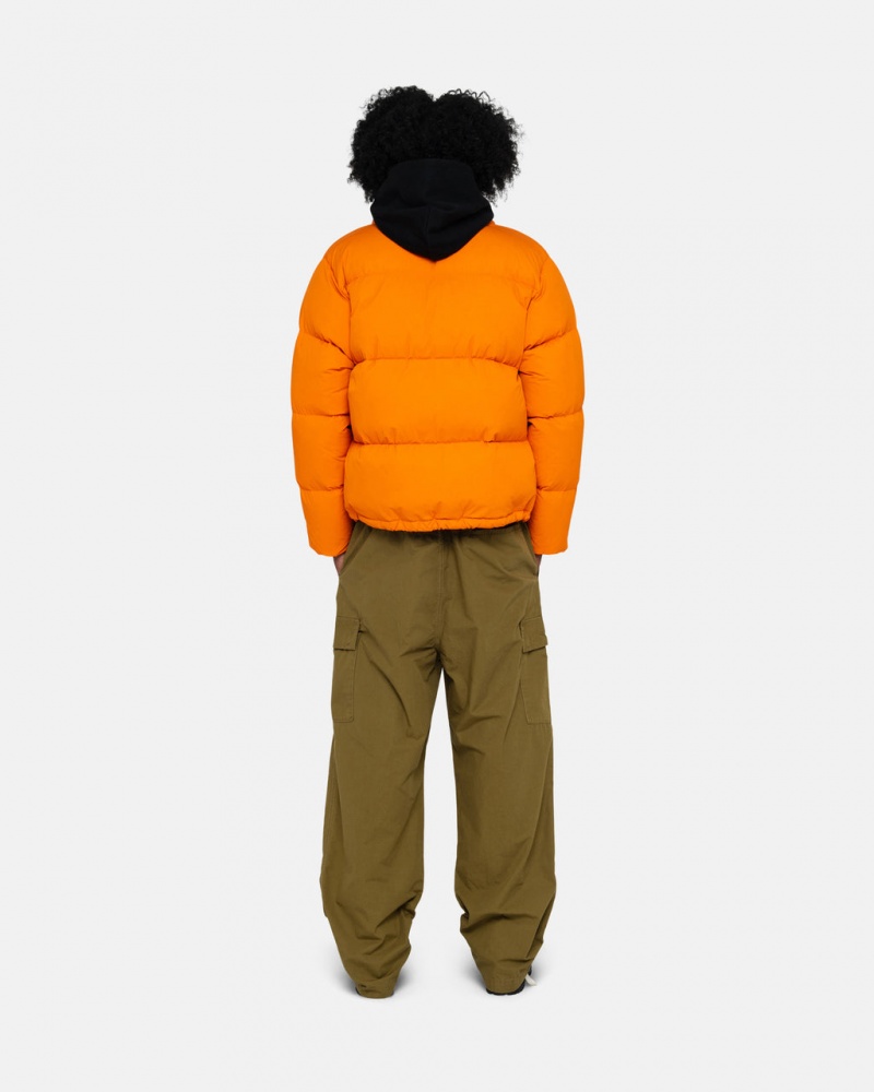 Stussy Down Puffer Nejlon - Unisex Jackets Narancssárga | ZHUMJ14035