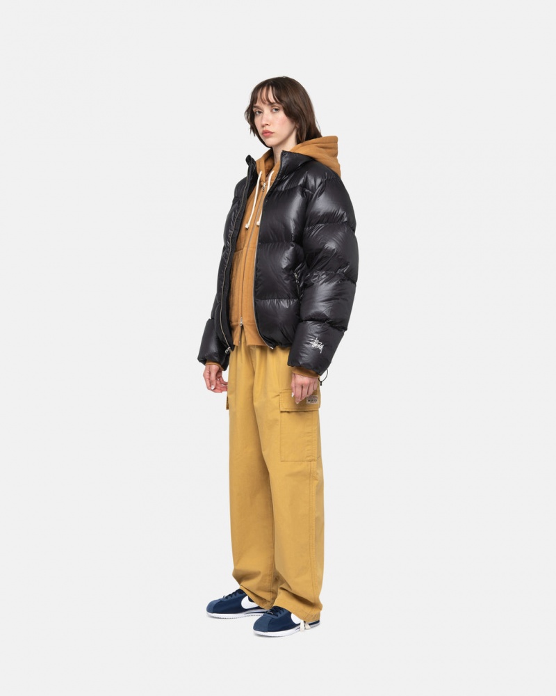 Stussy Down Puffer Parachute Ripstop - Unisex Jackets Szürke | AHUDF26601