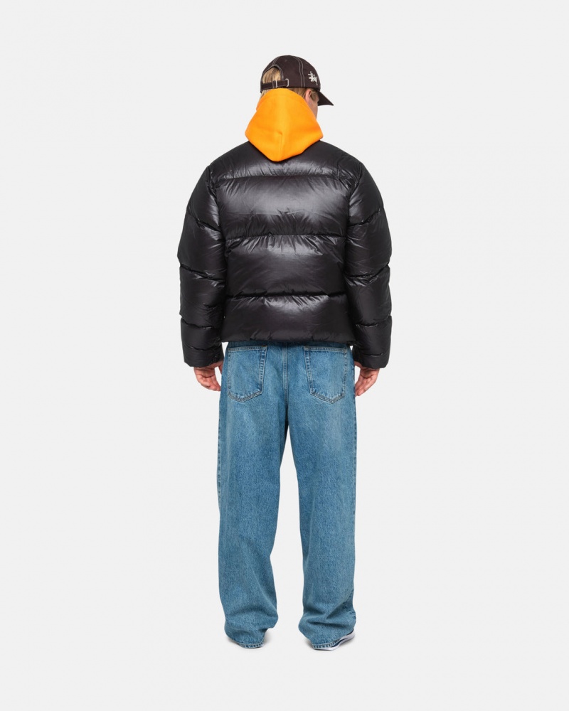 Stussy Down Puffer Parachute Ripstop - Unisex Jackets Szürke | AHUDF26601