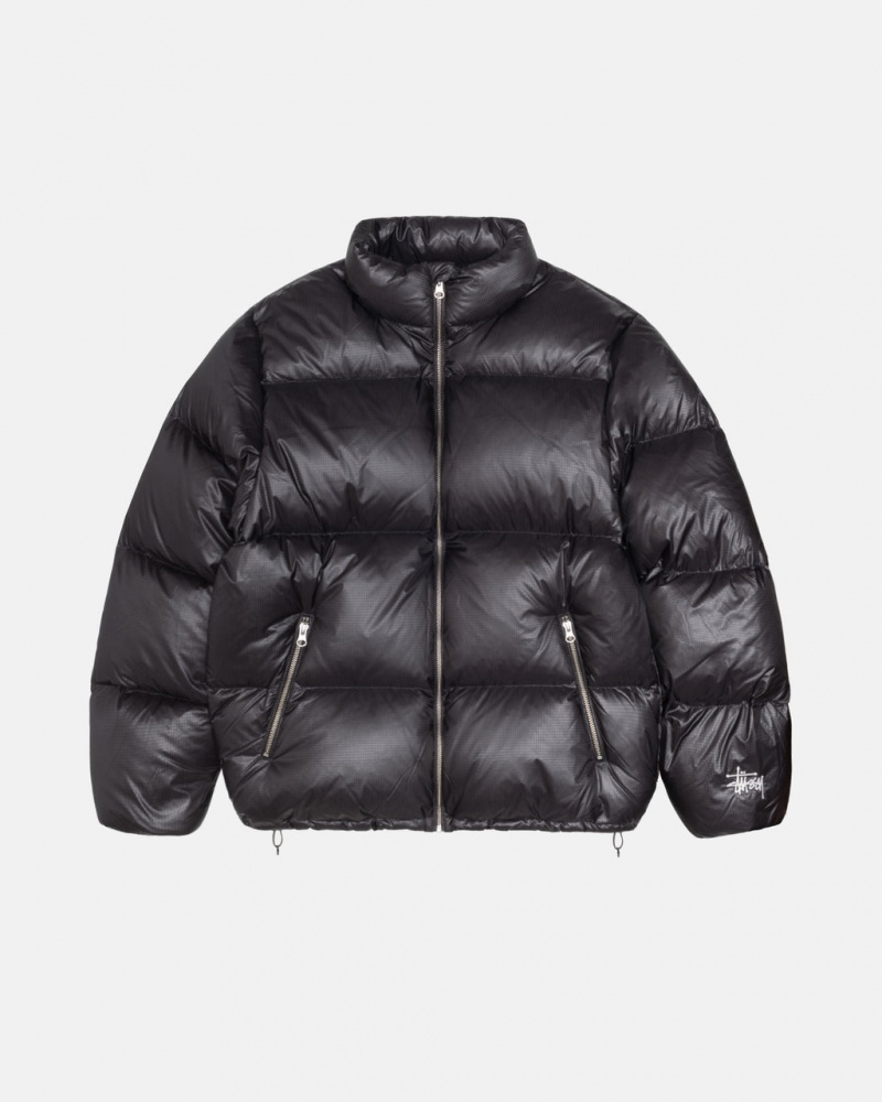 Stussy Down Puffer Parachute Ripstop - Unisex Jackets Szürke | AHUDF26601