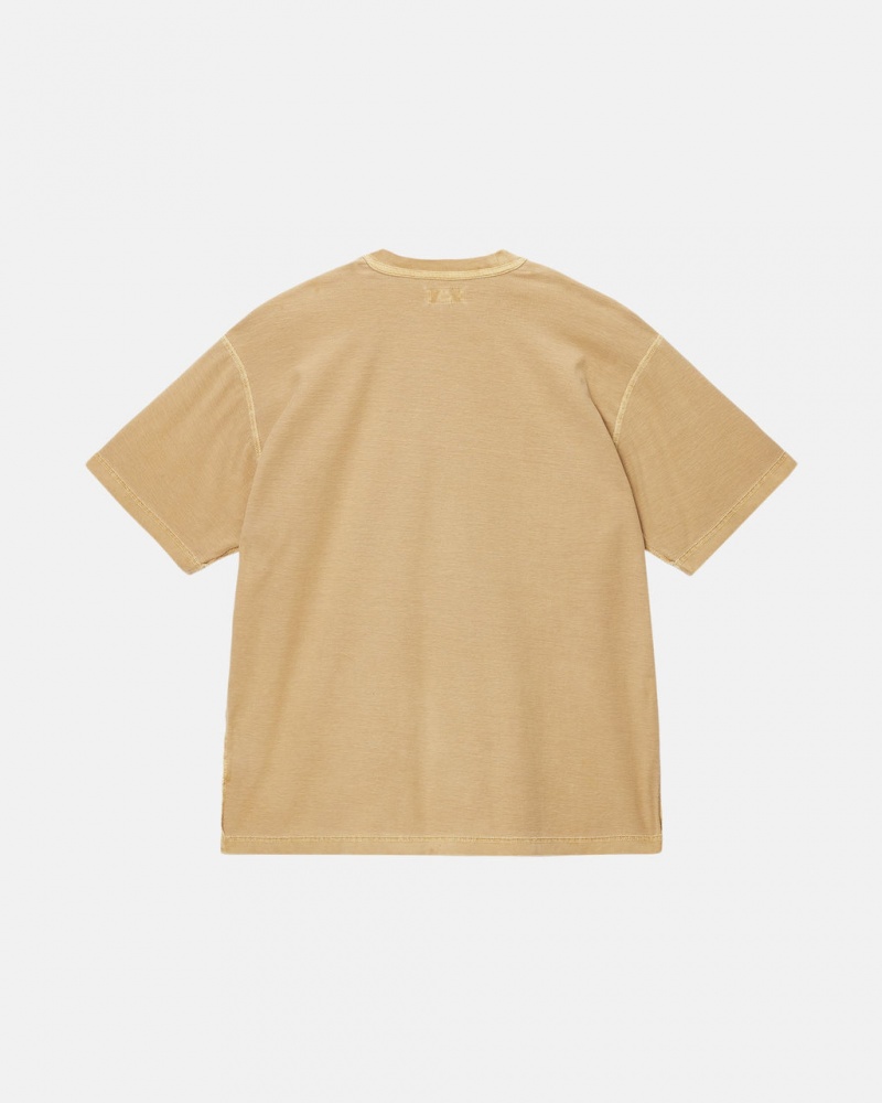 Stussy Lazy Tee - Unisex Longsleeve Arany | HUEGJ52299