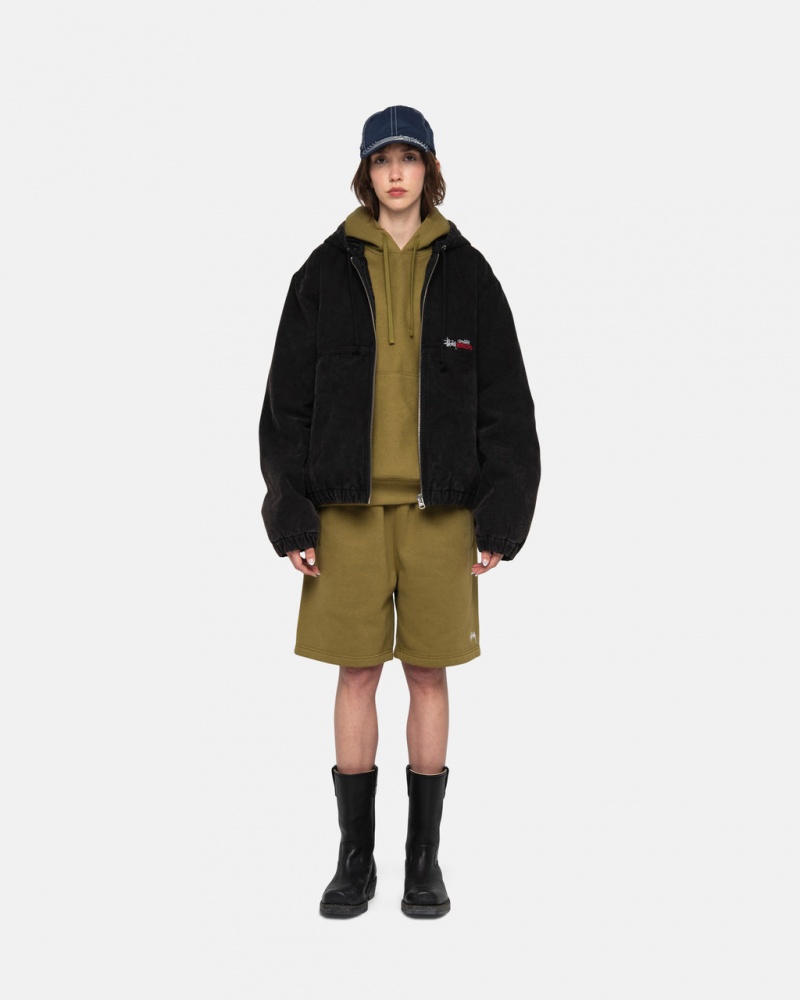 Stussy Munka Jacket Insulated Vászon - Unisex Jackets Fekete | DHUKV31569