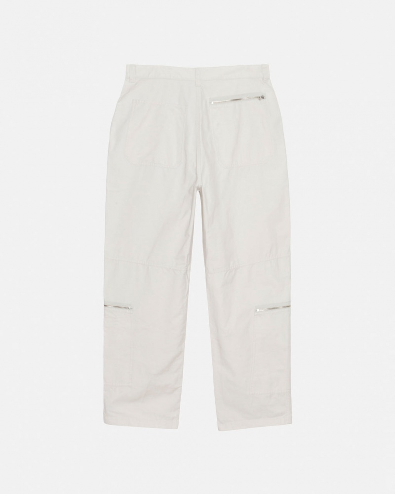 Stussy Nyco Flight Pant - Unisex Jeans Pants Krém | HUJBT14700