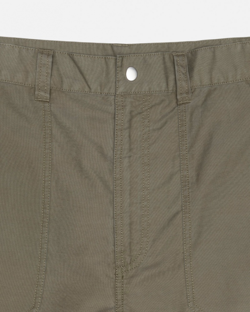 Stussy Nyco Flight Pant - Unisex Jeans Pants Olivazöld | HUIIZ34713