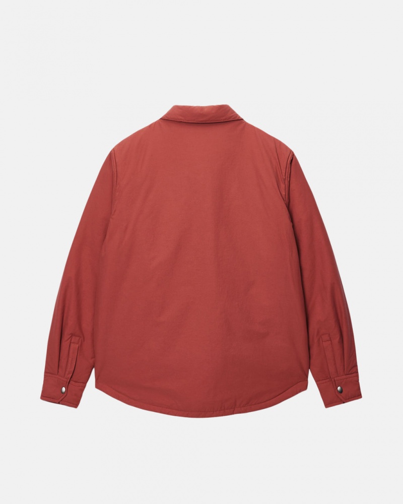 Stussy Párnázott Tech Over Shirt - Unisex Tops Sötétpiros | HUXBR12599