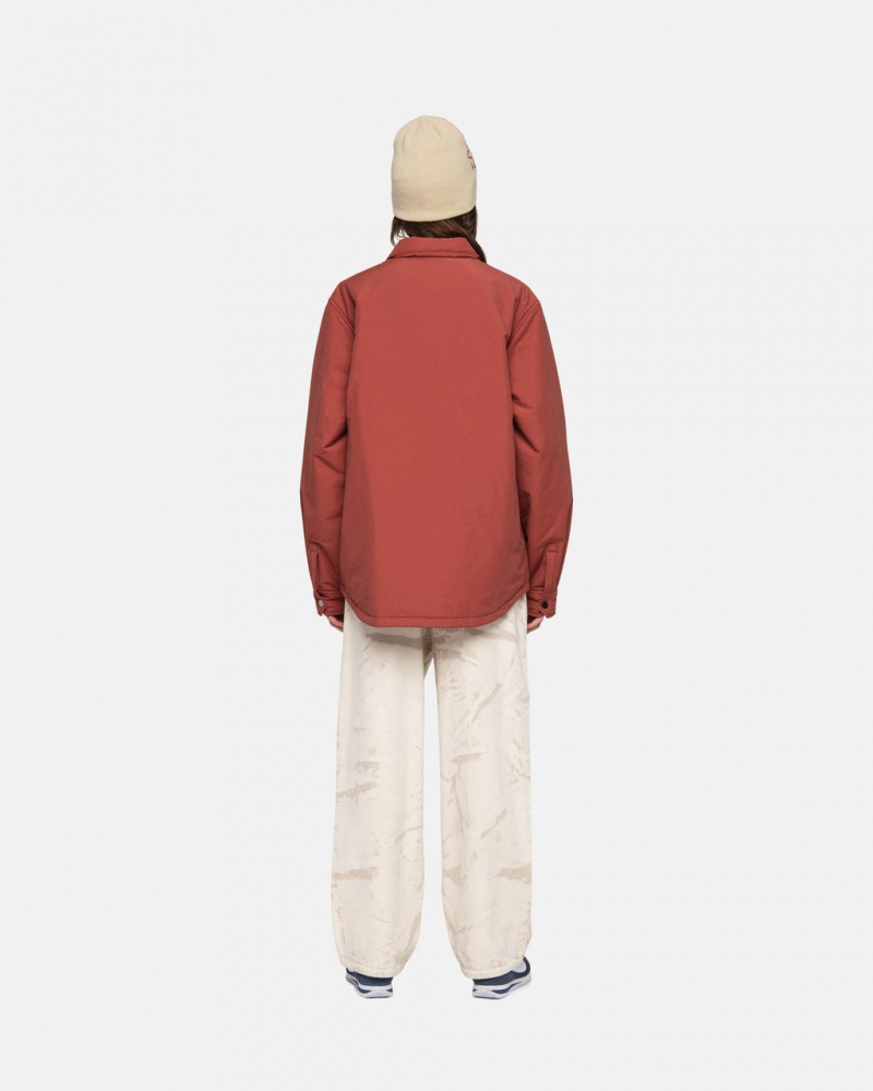 Stussy Párnázott Tech Over Shirt - Unisex Tops Sötétpiros | HUXBR12599