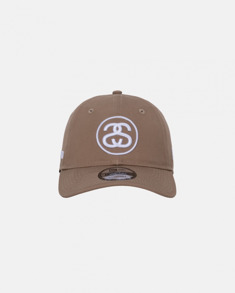 Stussy SS Link 9Twenty Cap - Unisex Khaki | HUIIZ45720