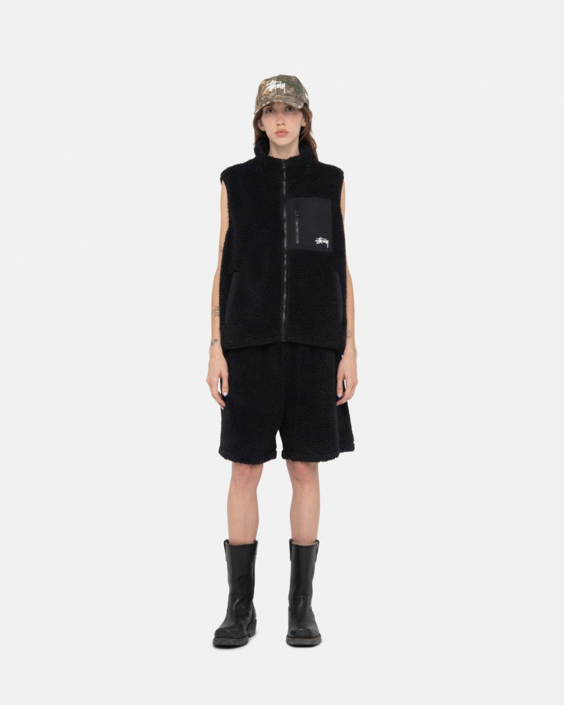 Stussy Sherpa Rövid - Mens Rövid | Stussy Fekete | HUCIF86183
