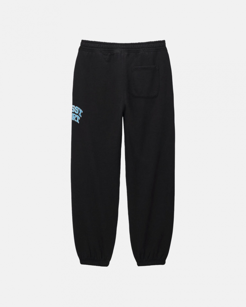 Stussy Stüssy Sport Sweatpant - Unisex Jeans Pants Fekete | SHUVO73672