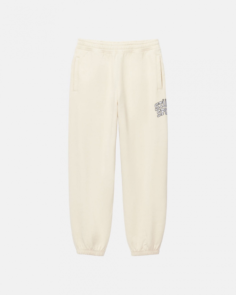 Stussy Stüssy Sport Sweatpant - Unisex Jeans Pants Fehér | HUNEJ25373