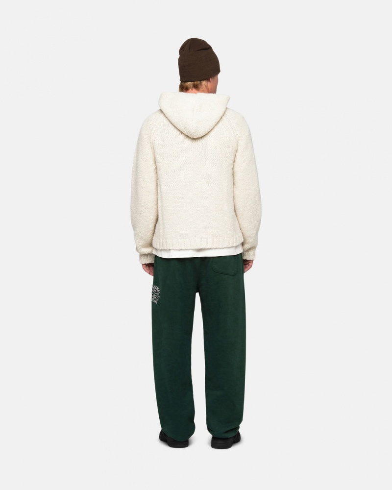 Stussy Stüssy Sport Sweatpant - Unisex Jeans Pants Mélyzöld | GHUUC61392