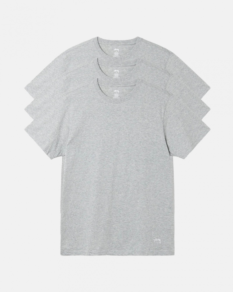 Stussy Stussy Undershirt - Unisex Sweaters Knits Szürke | PHUER55782