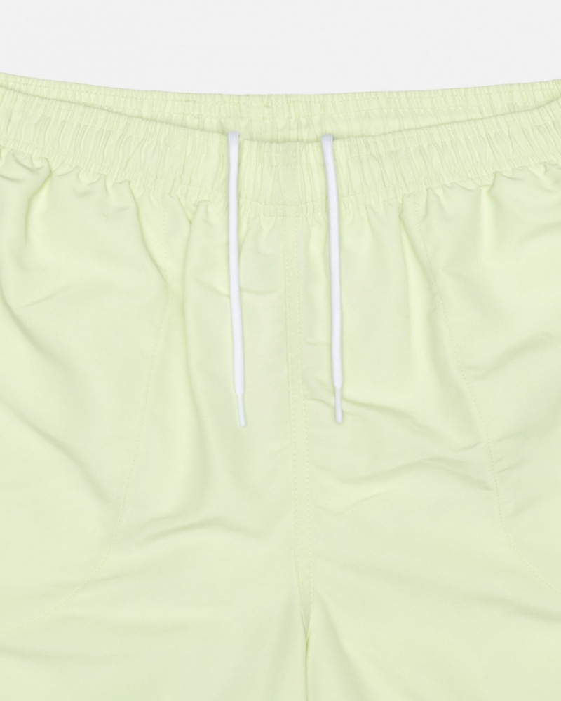 Stussy Vizi Rövid Big Basic - Unisex Shorts Trunks Világos Zöld | QHUUV82384