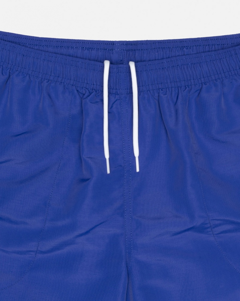 Stussy Vizi Rövid Big Basic - Unisex Shorts Trunks Királykék | PHUER95418