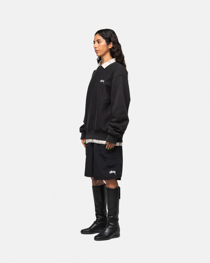 Stussy Vizi Rövid Stock - Unisex Shorts Trunks Fekete | SHUNY40005